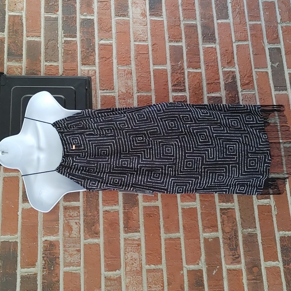 Roxy Borderline Fringe Dress Size S - Picture 2 of 9